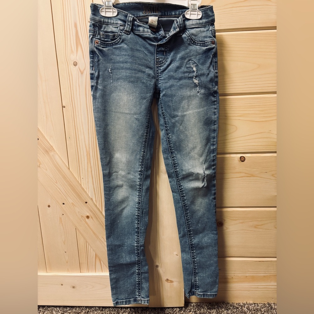 Justice Girls Mid Rise Jegging Size 12 Slim